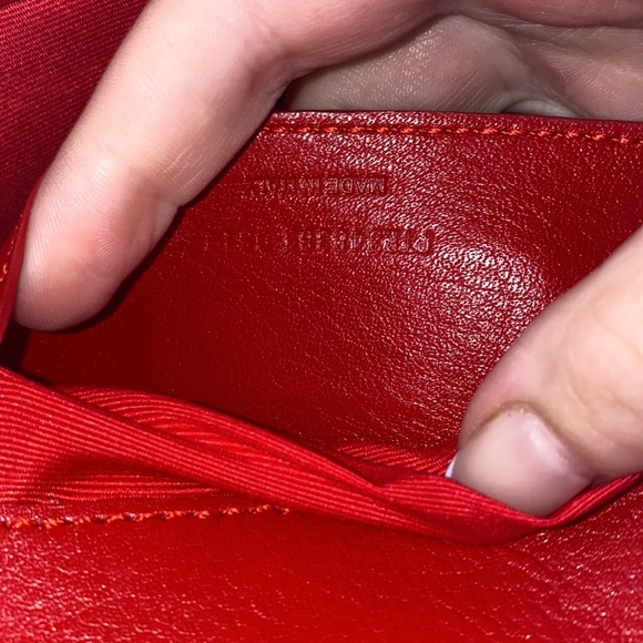 YSL Red fringe clutch - Picture 5 of 7